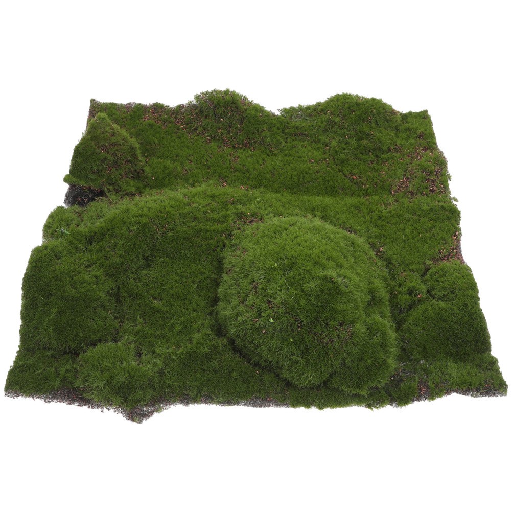 Artificial Moss Mat Decorative Fake Grass Dollhouse Plants Rug for Patio