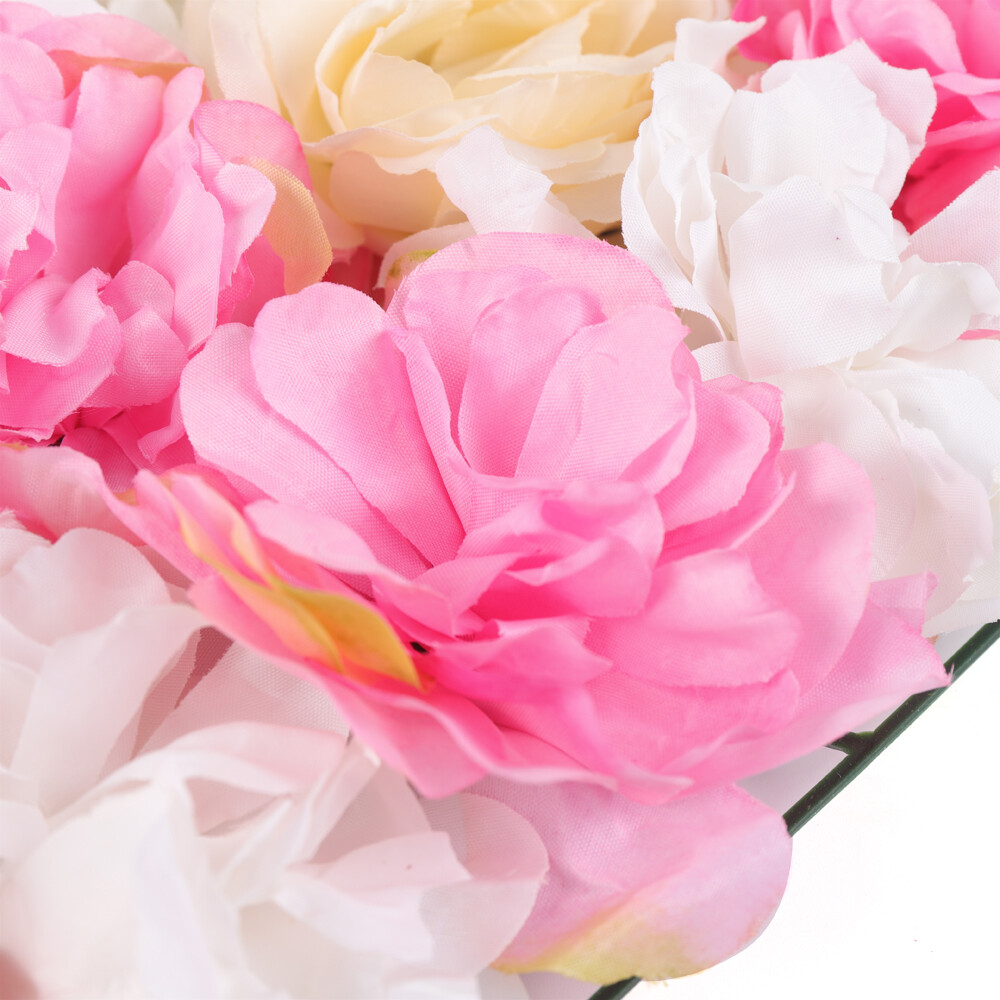 Artificial Flower Wall Panels 12Pcs Decorative Faux Flower Wall Mat 60*40cm