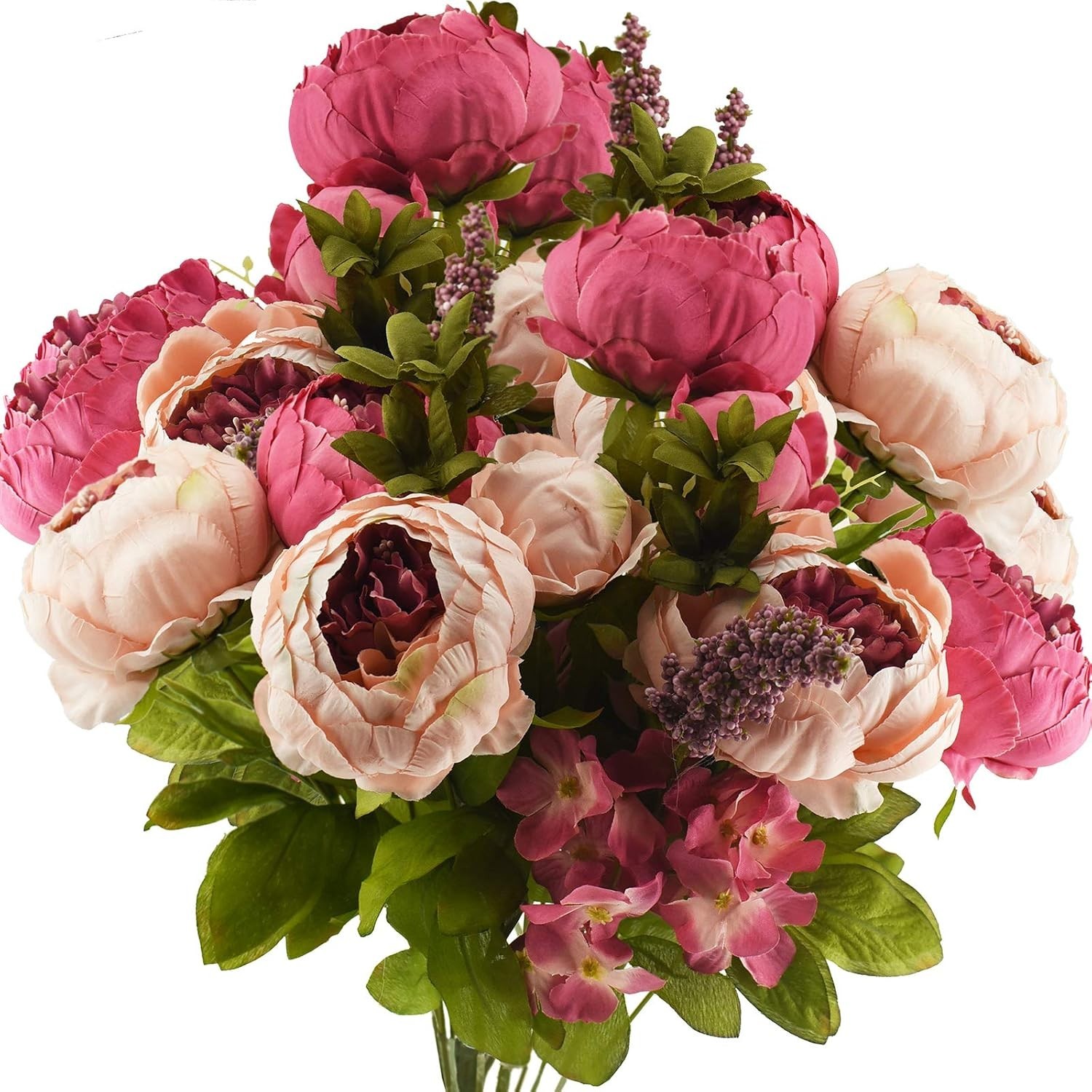 Soft Rose Hydrangea Floral Arrangement