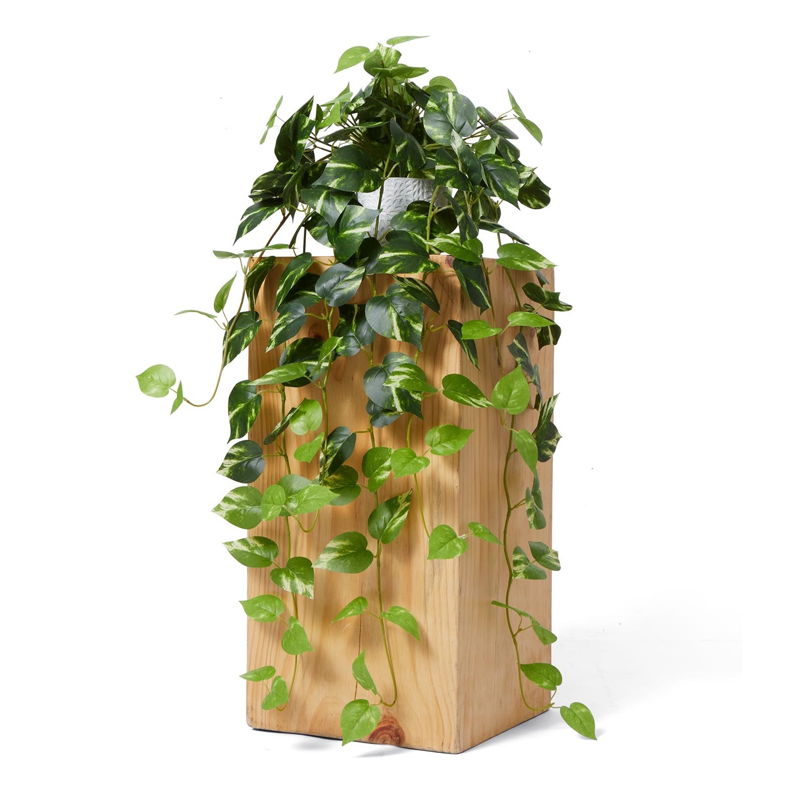 CADNLY Realistic Artificial Plants Indoor in Pot – Green Faux Hanging Plants …
