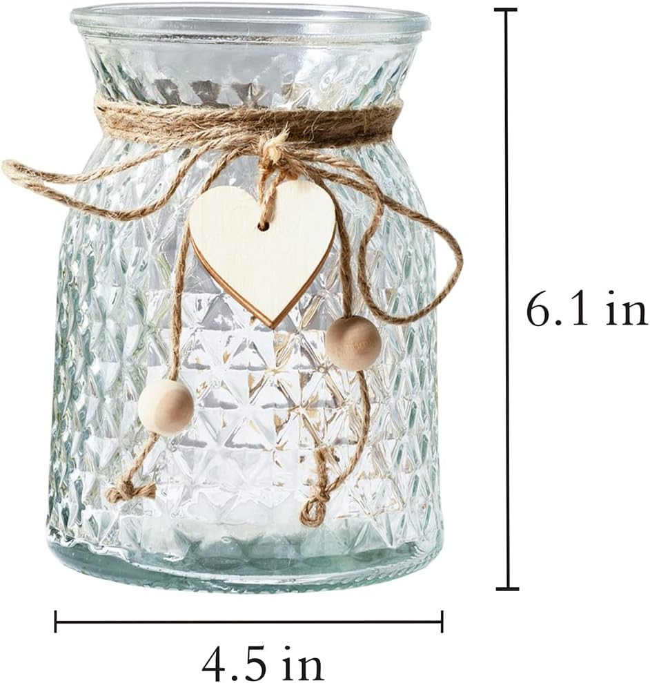 Artificial Blue Flower Arrangements in Vase for Home Decor & Centerpieces