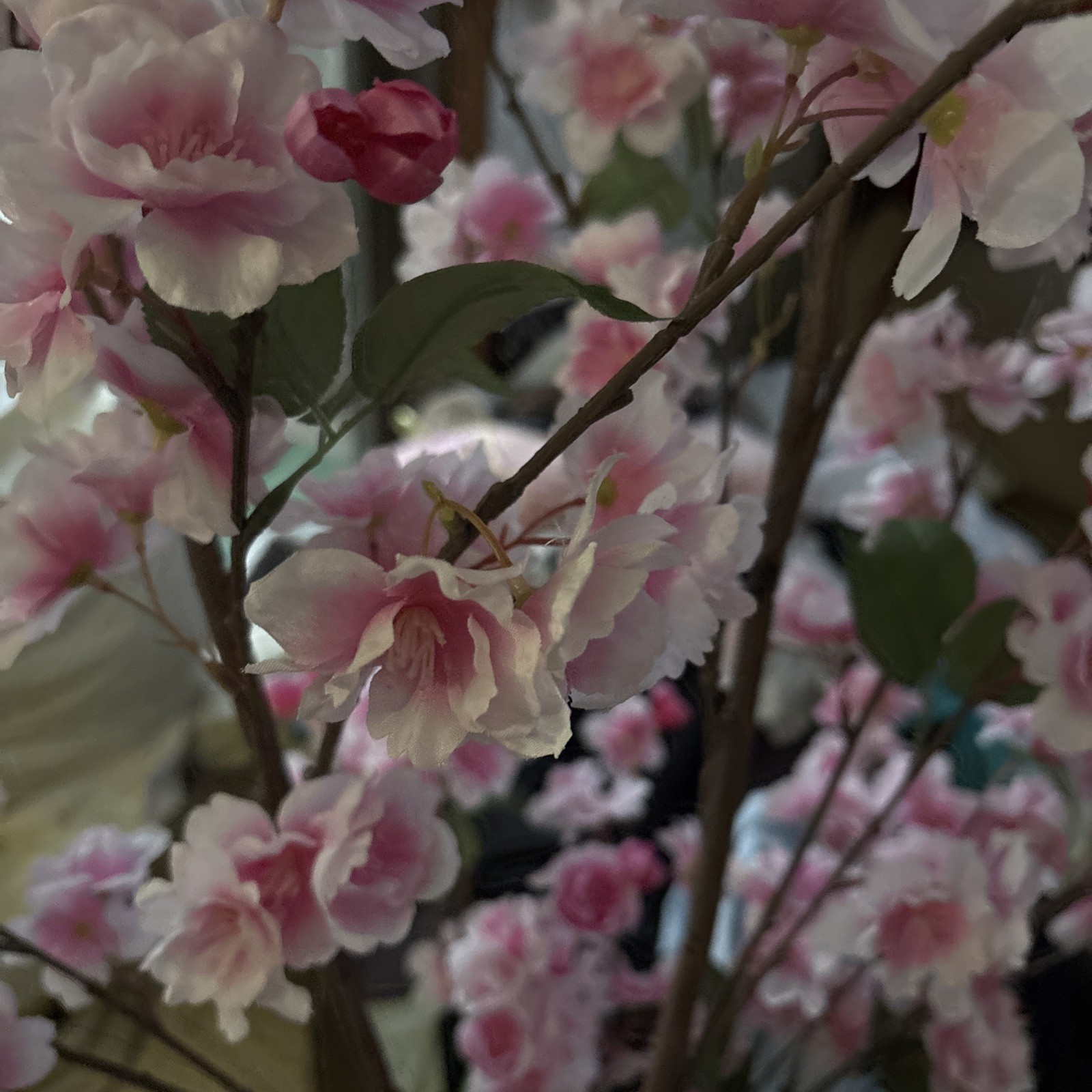 6Ft Pink Cherry Blossom Artificial Tree for Home Office Indoor Decor NWT Ashland