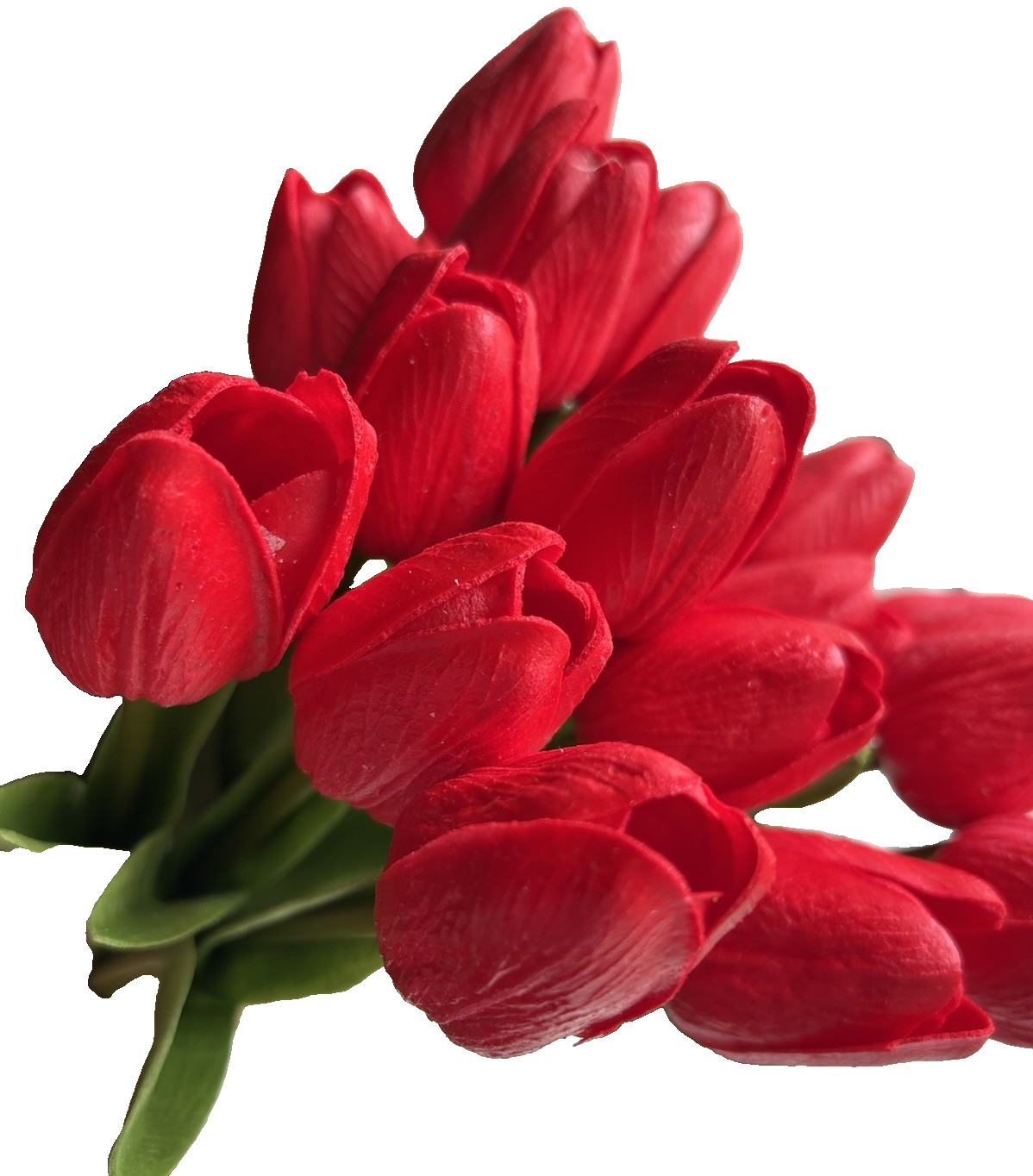 US SELLER Red Tulips Real Touch Bridal Wedding Fast Ship Artificial