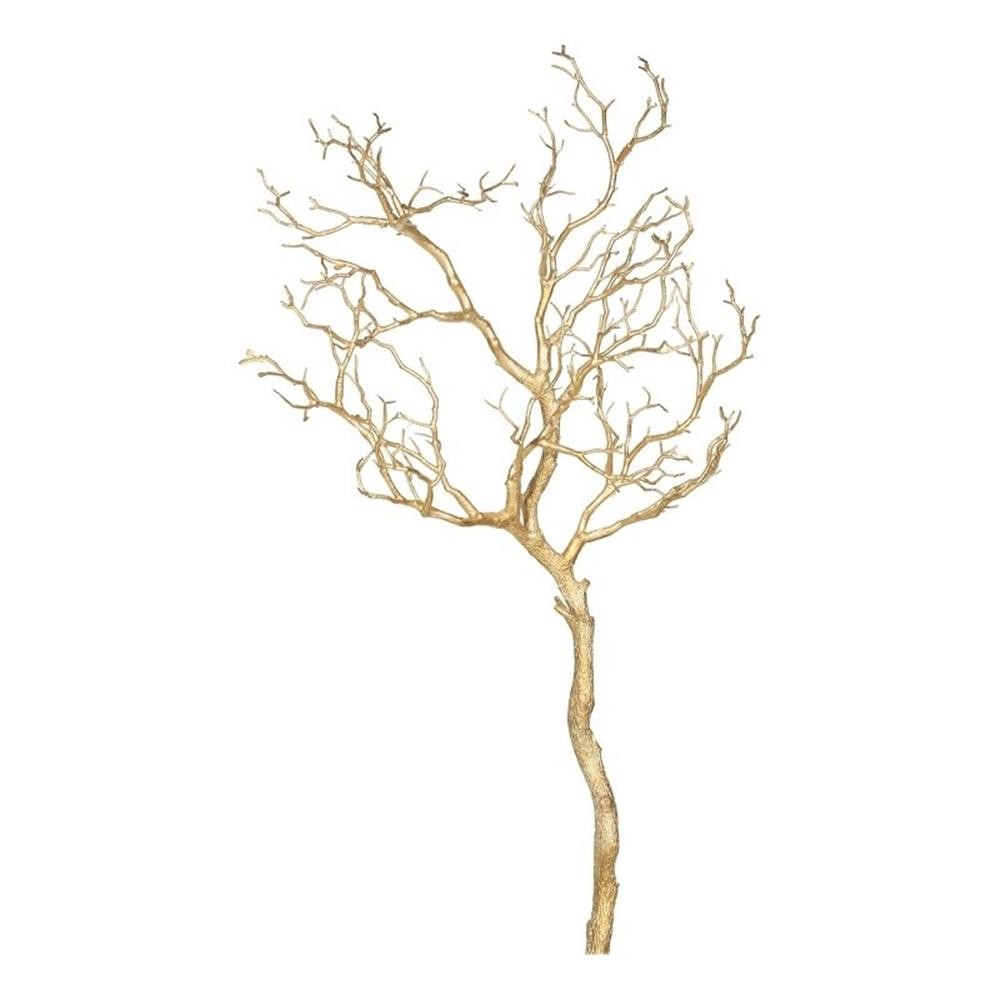 Vickerman 14″ Contemporary Fabric Artificial Manzanita Branch in Gold