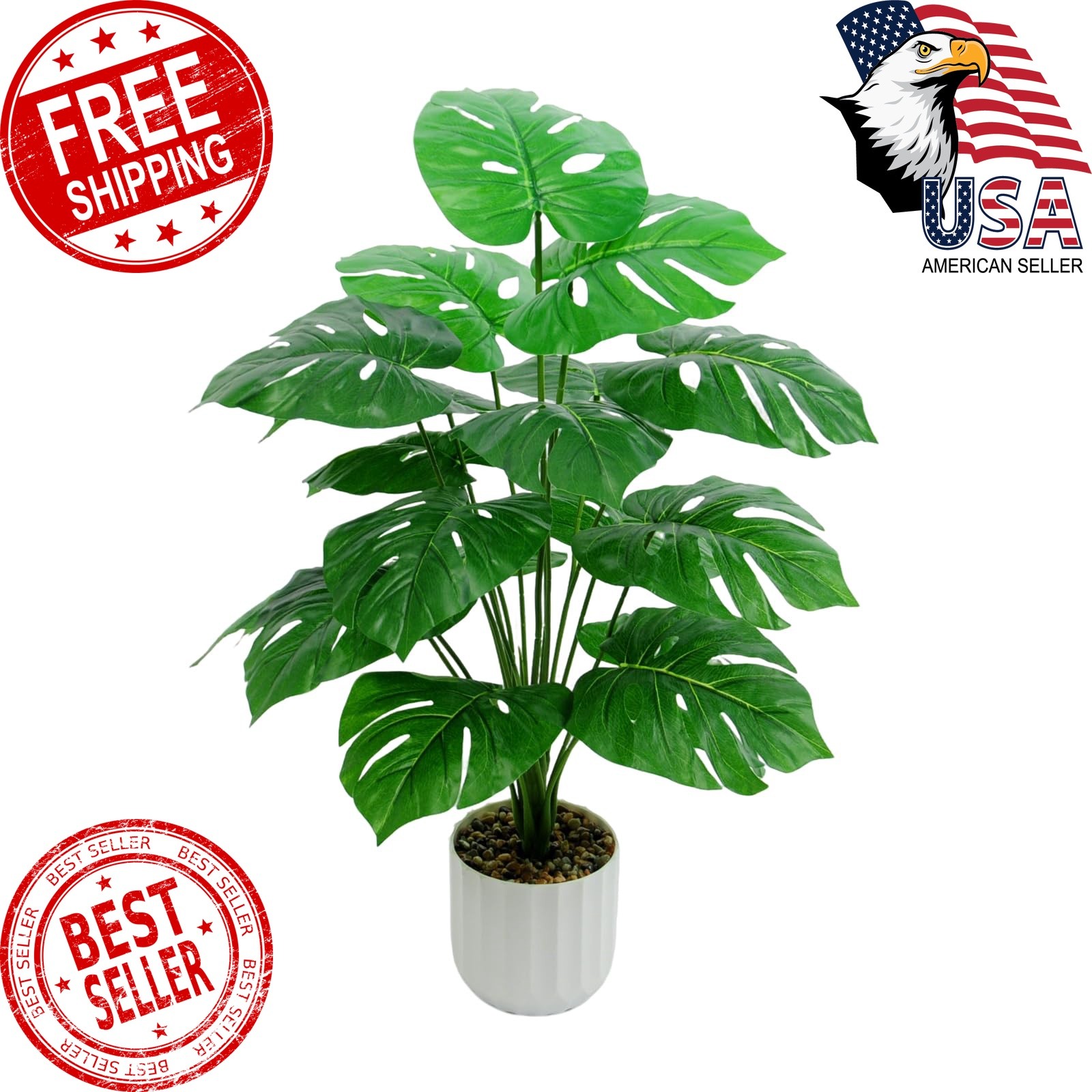 Freyalife Monstera Artificial Plant 1 Indoor Room Decor