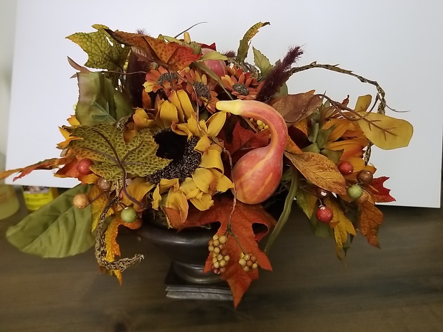 Flowers Artificial Plants For Fall Autumn Thanksgiving Day 18X14″ Approx.