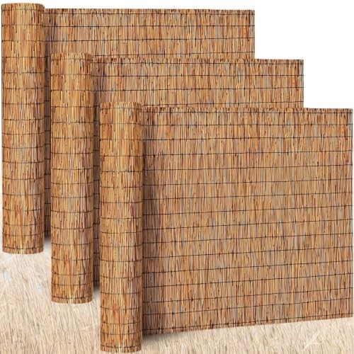 Barydat 3 Pcs Reed Fence 4×16.4ft Privacy Screen