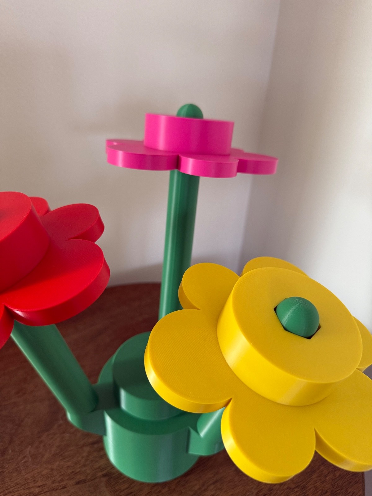 XL LEGO Flowers 3D Printed Decor Set – 10.25″ Tall Custom Colors