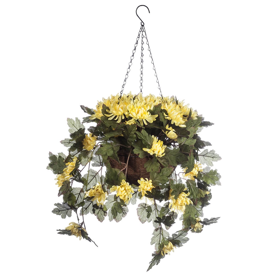 OakRidge Fully Assembled Artificial Mum Hanging Basket