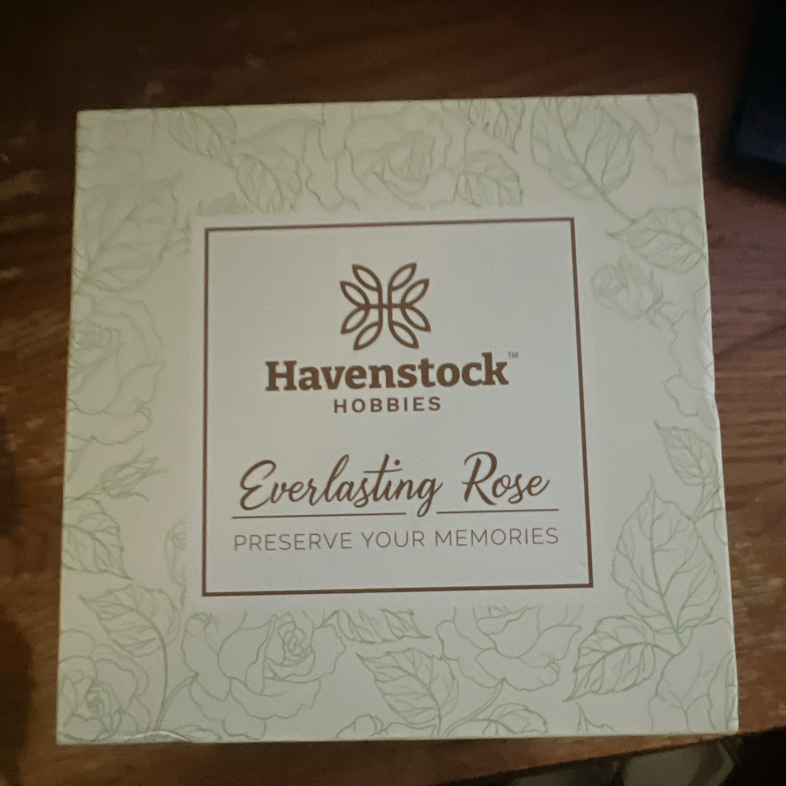 Havenstock Hobbies Everlasting Preserved Red Rose in Glass Jar w/ Wooden Lid
