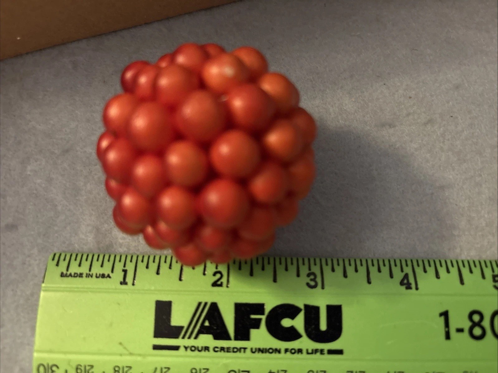 NIB Signature Bowl Fillers Berries 1 1/2”Diameters Red Tan Green Styrofoam Bases