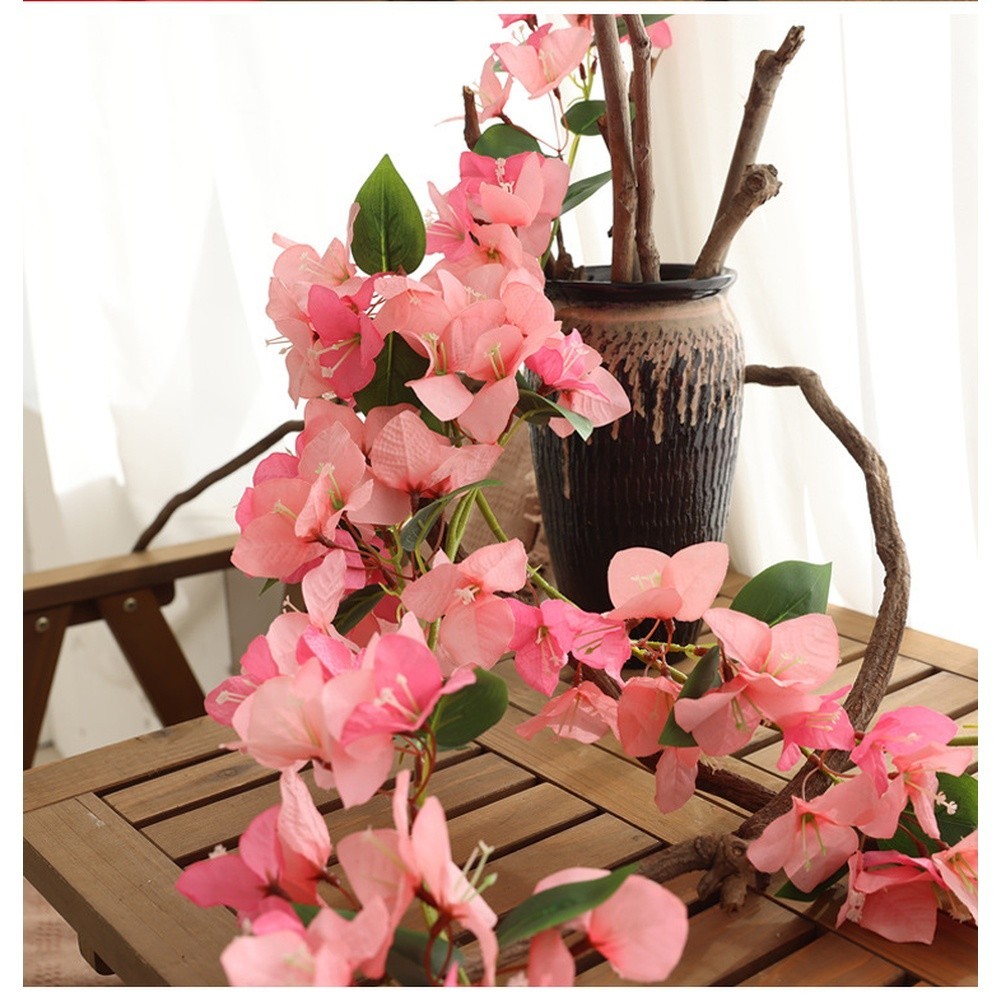 Artificial Delphinium Silk Flower Vine 210 cm for Indoor and Outdoor Door Decor