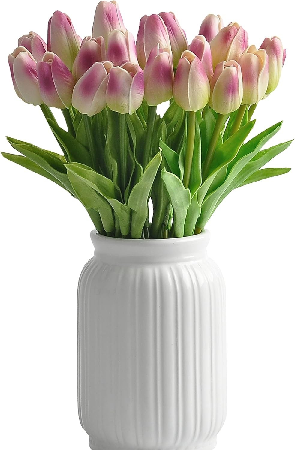 30 Realistic Artificial Tulips in Soft Purple – Perfect for Weddings & Home