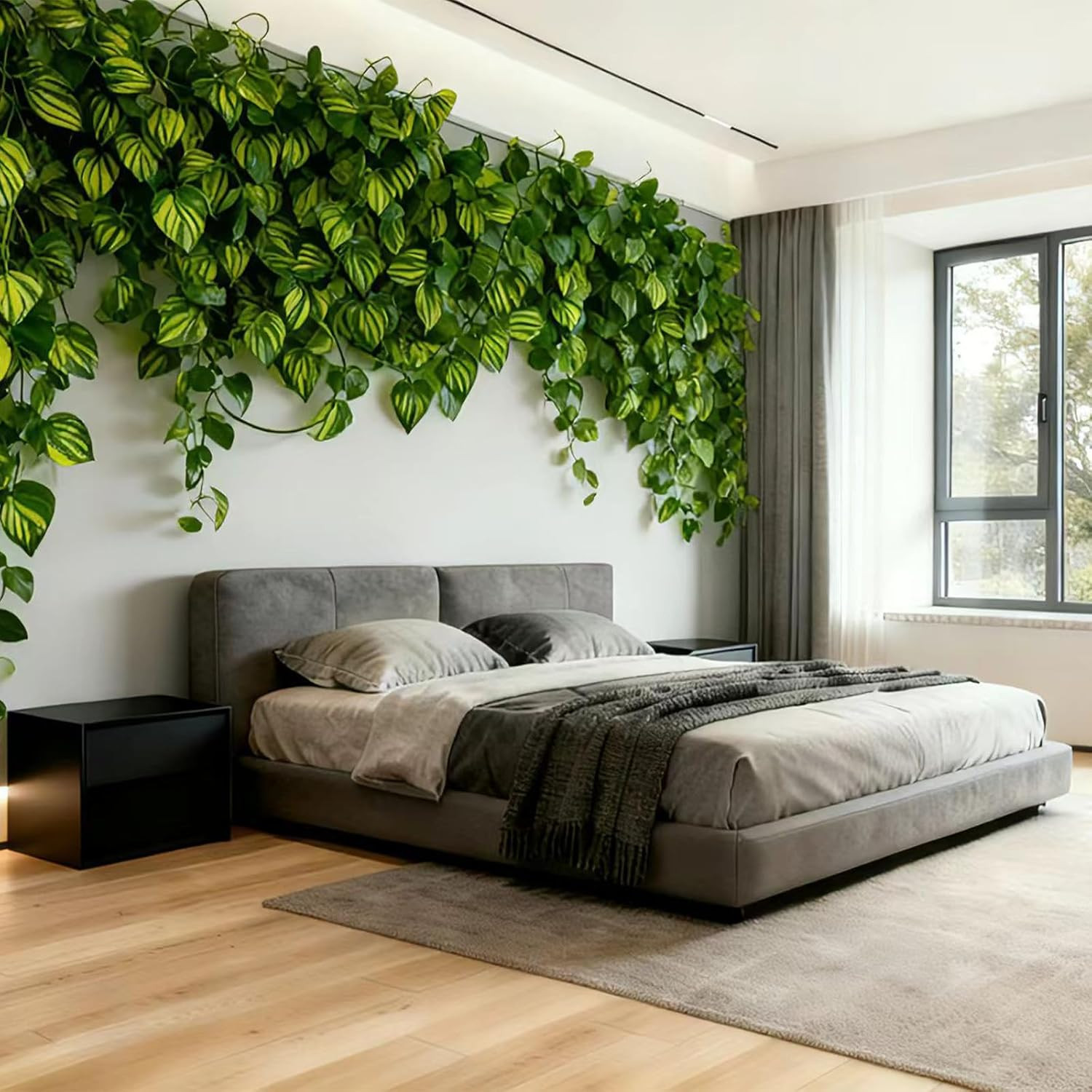 Fake Vines for Room Decoration Artificial Ivy Garland Hanging Vines Faux Vines D