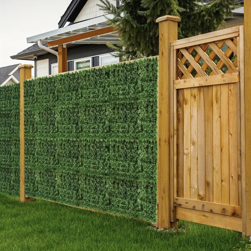 118″x39″ Faux Ivy Leaf Fence Panel – Weatherproof Privacy Screen for Outdoor Déc