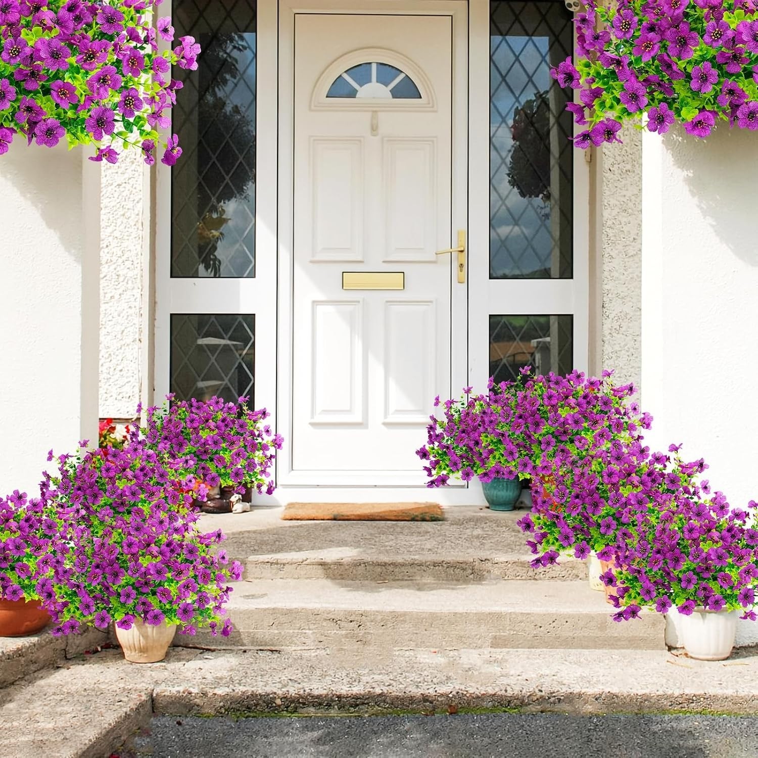 Elegant Faux Purple Daisy Collection – UV & Dust Resistant for Every Occasion