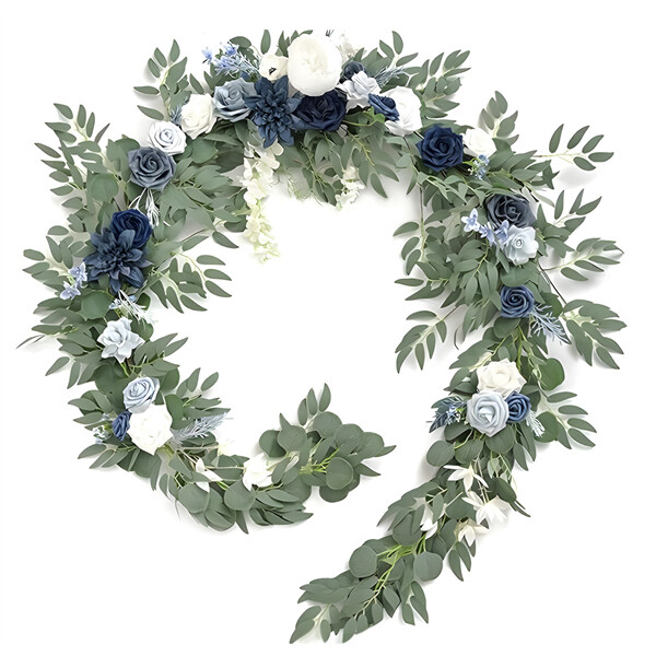 Artificial Flower Garland Spring Summer Floral Vine for Wedding Arch Table Decor