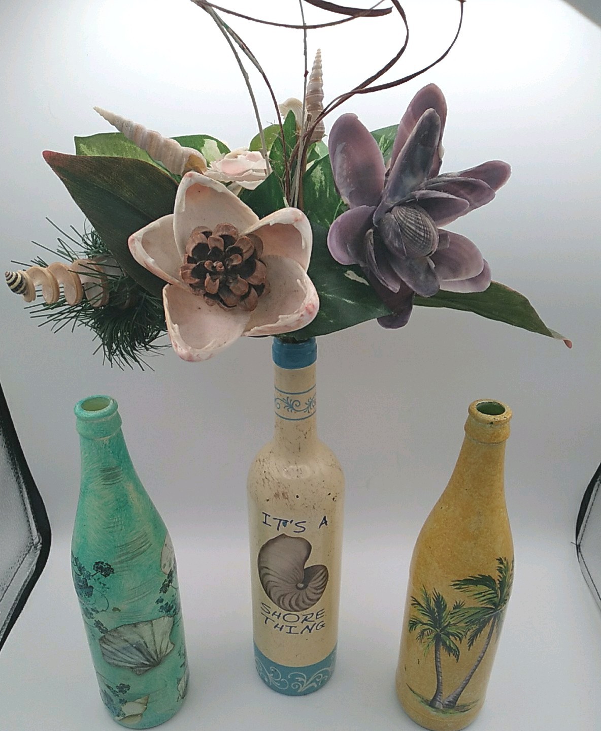 Flower Boutique Shells In Bottles
