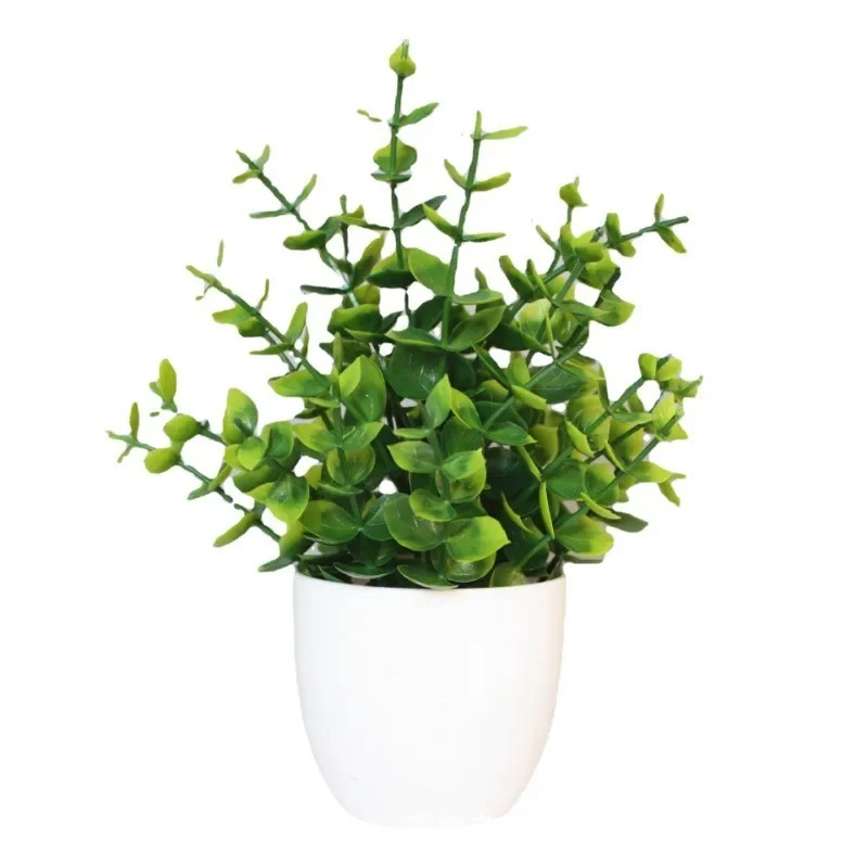 Artificial Bonsai Plant Small Potted Fake Green Decor Indoor Outdoor 17cm..