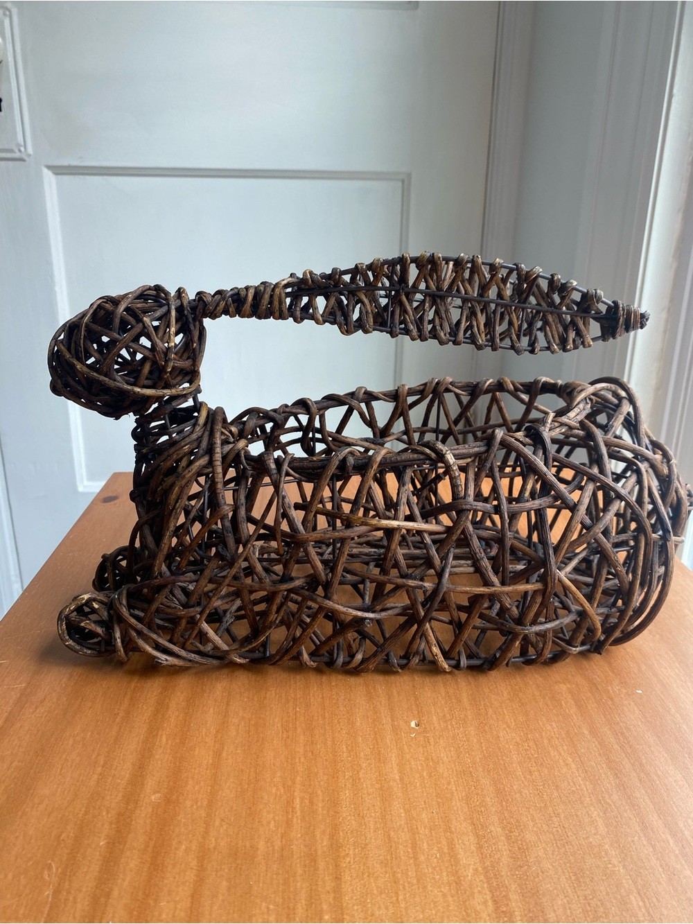 Pier One Wicker Rabbit Basket