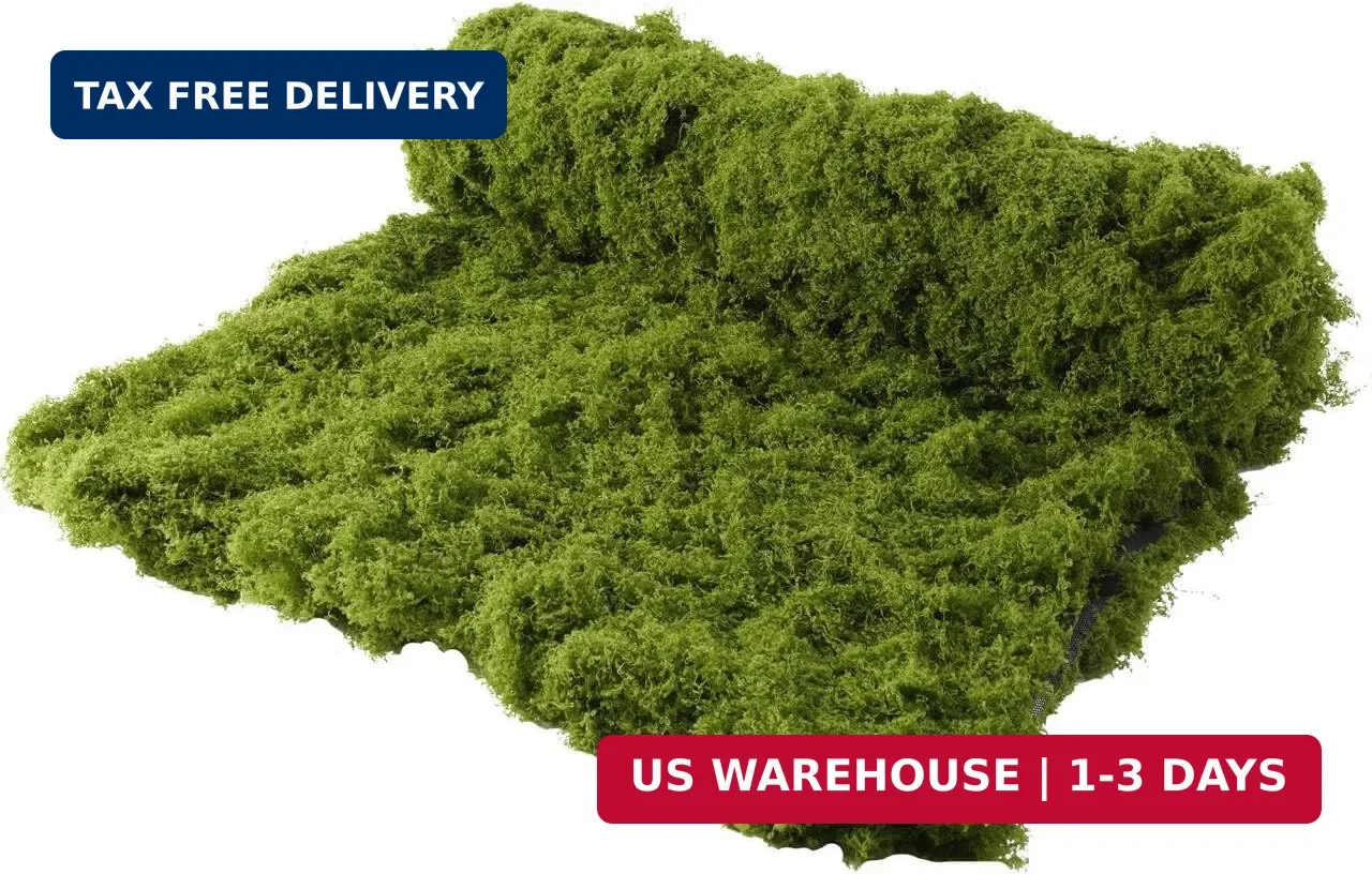USMOLA Fake Moss Mat, Artificial Moss Table Runner for Wedding Decor Table Cente