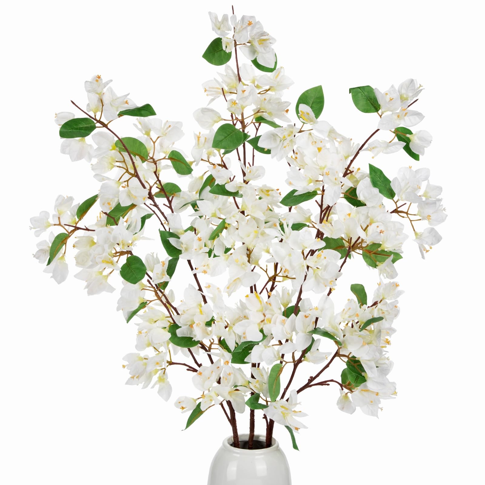 3PCS Bougainvillea Artificial Plants & Flowers Branches 37.4in Silk Bougainvi…