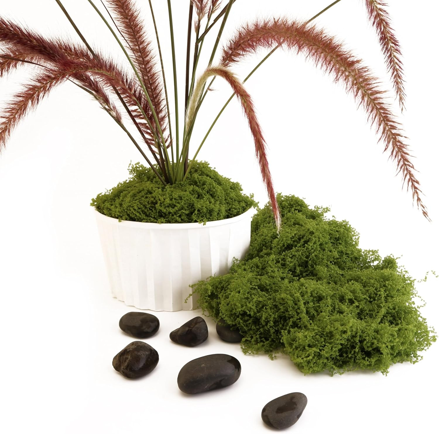 Green Moss Crafts, Artificial Grass Forest Potted Plants, DIY Craft Decoration f