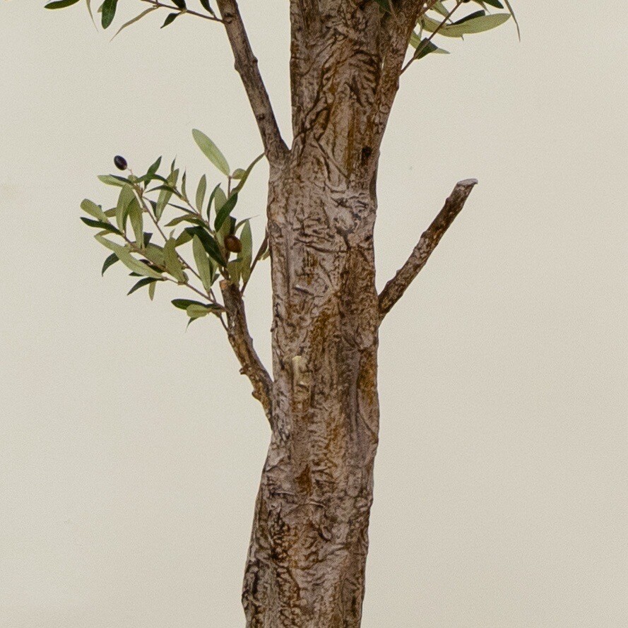 6Ft Artificial Giant Olive Tree w/3864 Branches Home Decor. Retail $729