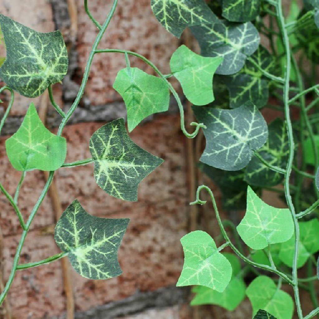 6/12PCS Fake Ivy Leaves Artificial Greenery Vines Plants for Room Decor Garland