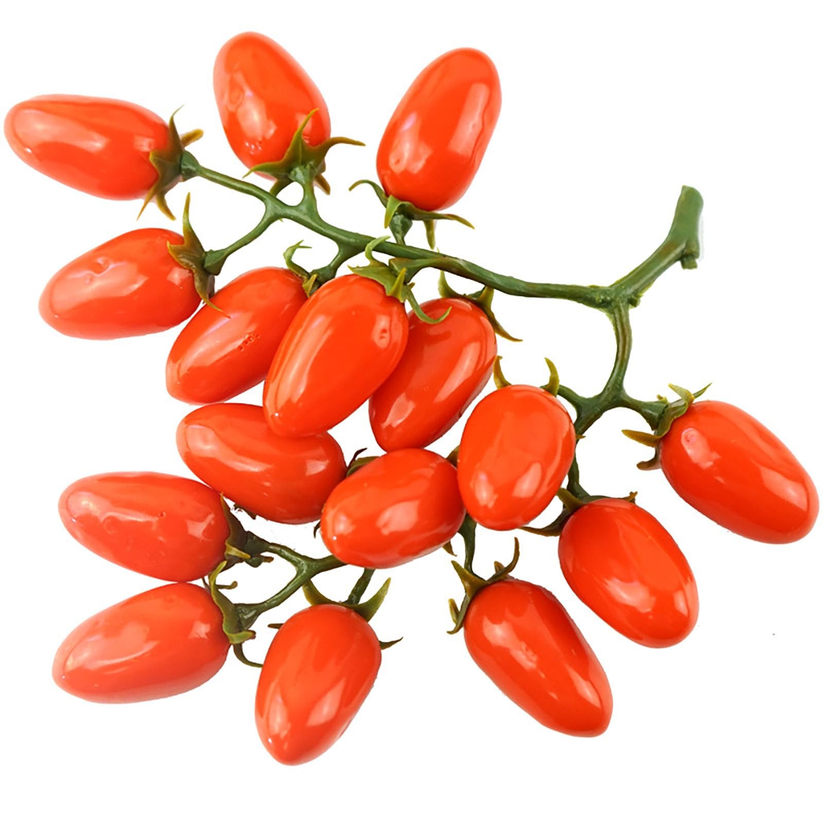 16 PCS String Red Artificial Cherry Fruits Home Party Decoration Fake Food