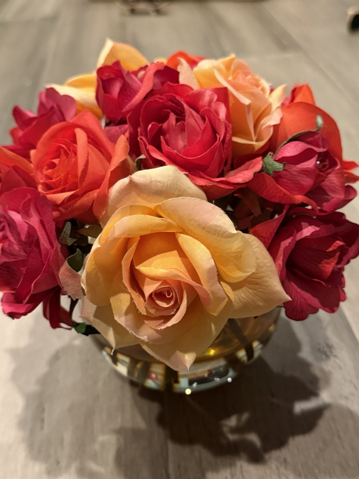 Diane James Home Floral Arrangement Roses New Neiman Marcus