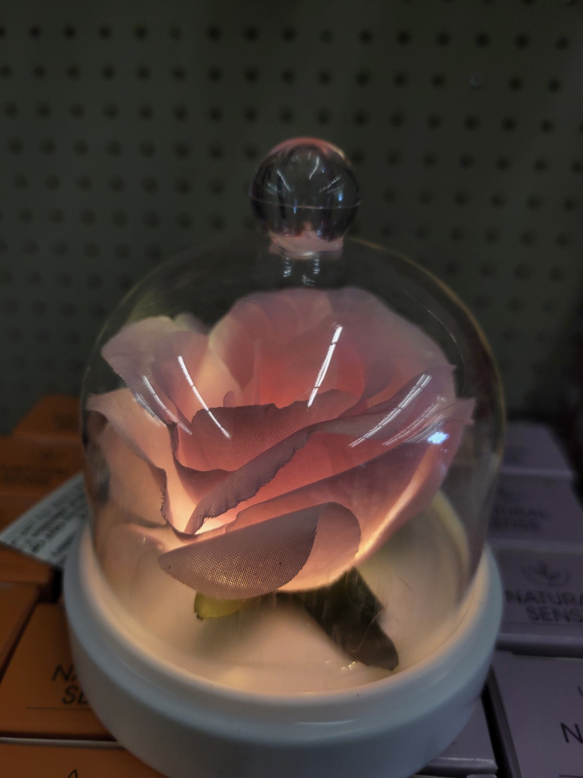 Lot of 2 – Led Floral RoseTable Decoration ( Color : Pink)