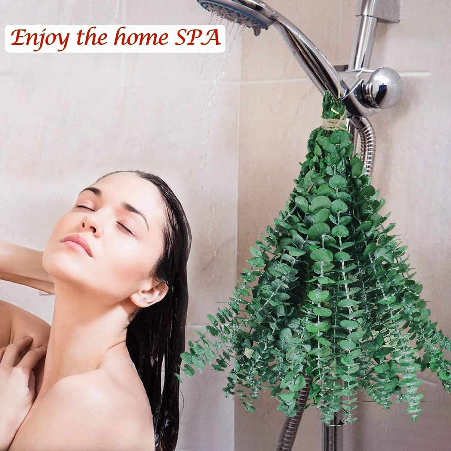 10Pcs Dried Eucalyptus Stems, 17″ Natural Hanging Eucalyptus for Shower | Rea…