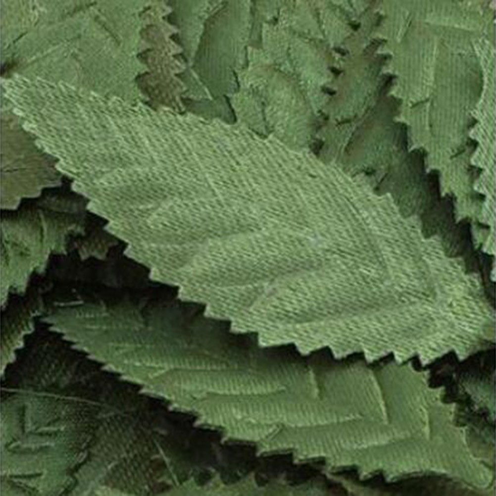100Pcs DIY Accessories Artificial Silk Leaf Reusable Green Wedding Garland
