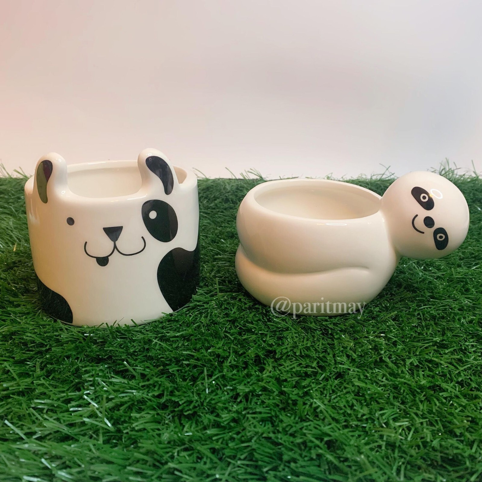 Target Bullseye’s Playground Ceramic Planters 2 Pack Sloth & Dog 2-Pack (NEW)