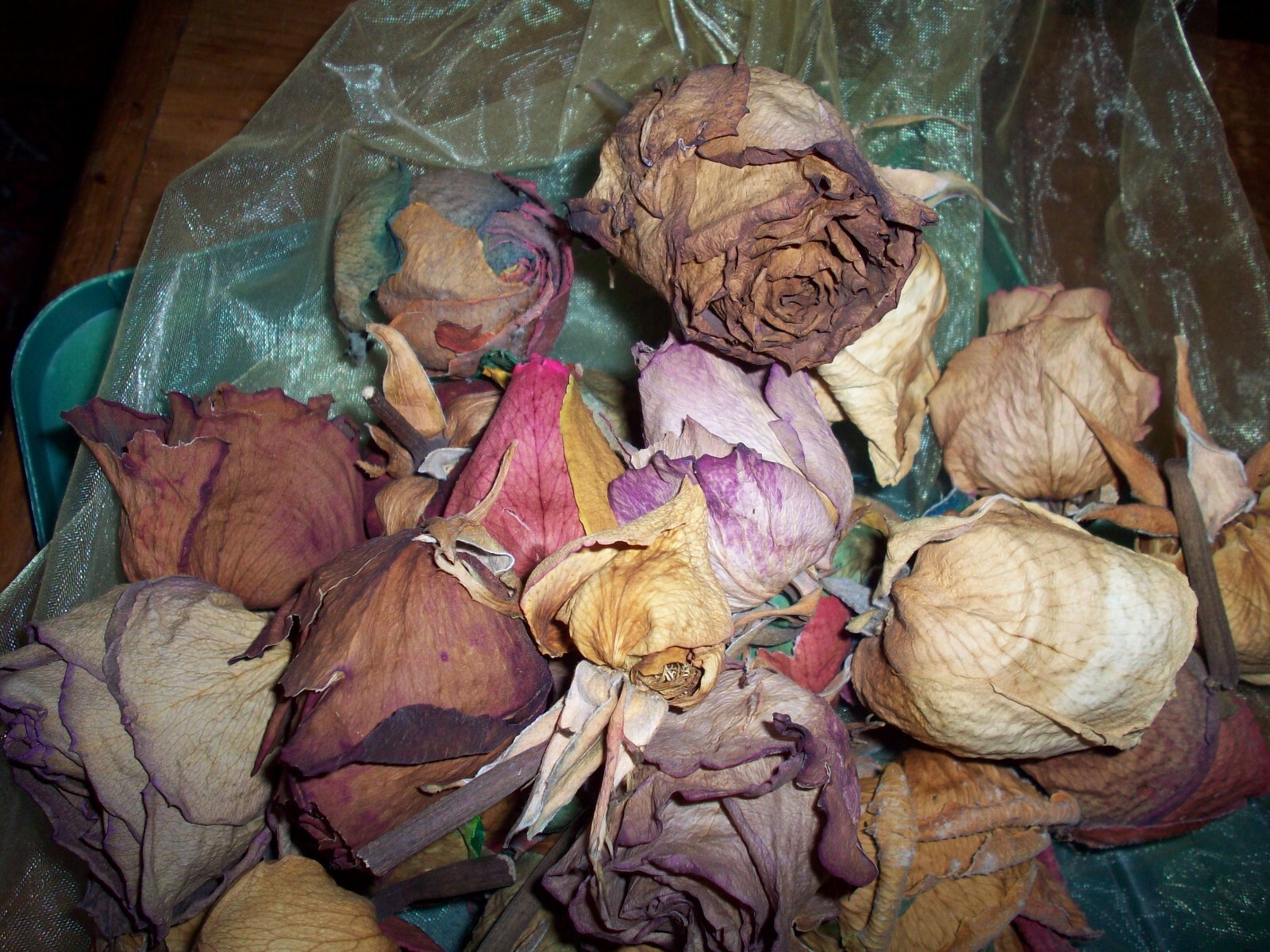 Real Dried Rose Flower Bunch of Dried Rose Heads Craft Floral Living Room Decor
