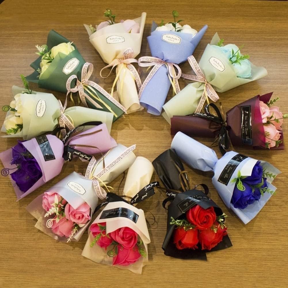 Versatile 3-Head Rose Bouquet – The Perfect Gift for Moms, Wives & Girlfriends
