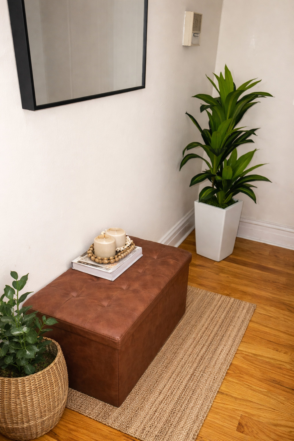 5FT Artificial Dracaena Plant in White Pot – Indoor Tree Home, Office Decor
