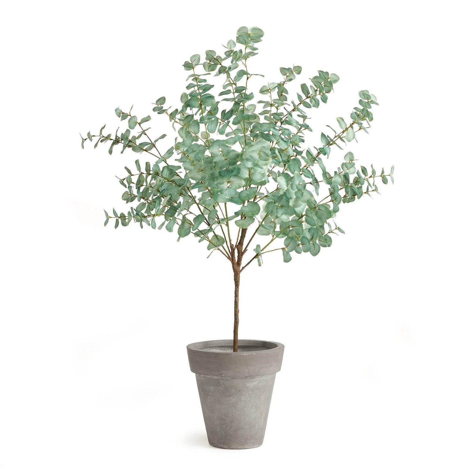 Faux Eucalyptus Tree Drop-In – Minimalist Greenery, 49″