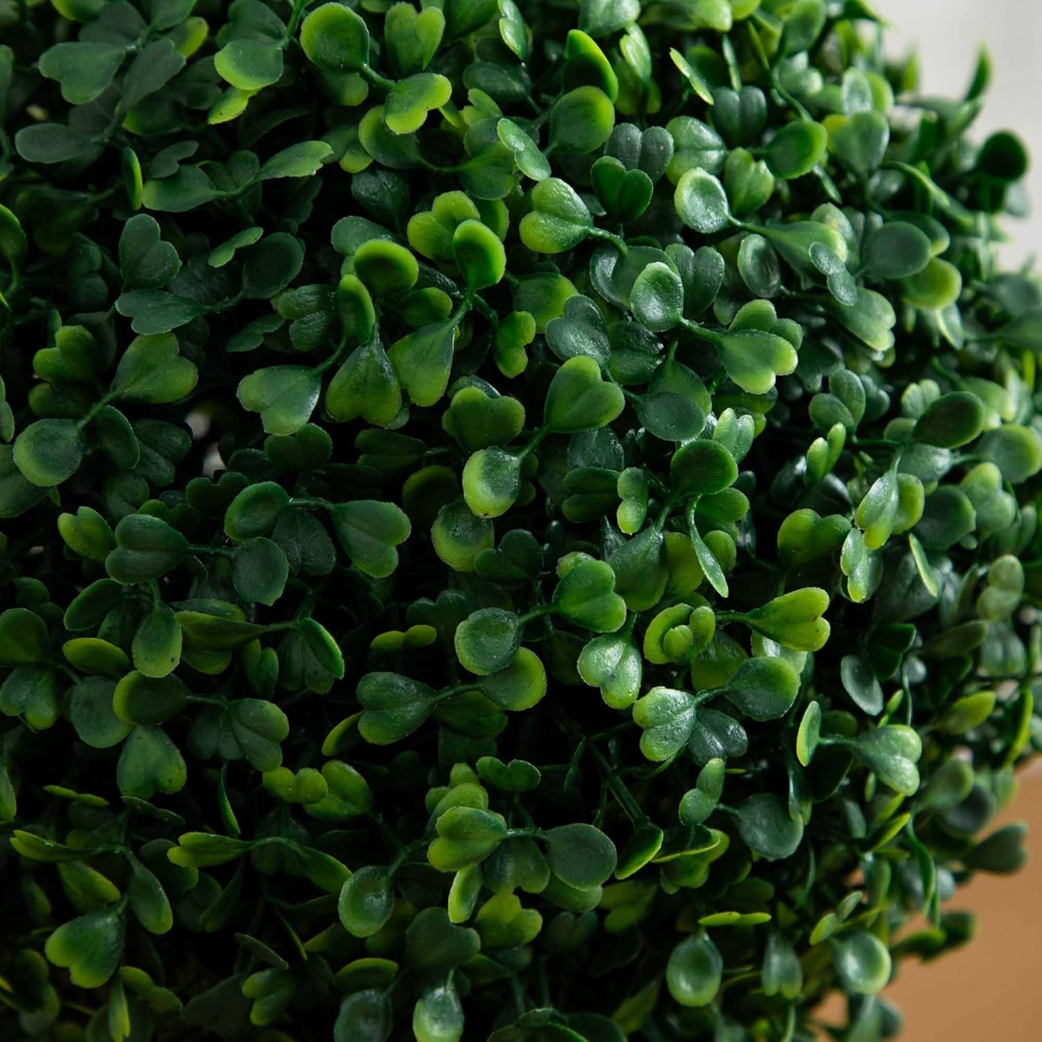 35IN Artificial Double Boxwood Topiary Ball Tree, Fake Topiary Plant for Indoor