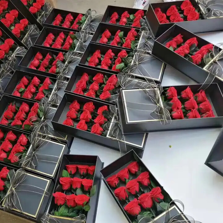 Eternal 3-Head Preserved Rose Gift Box- Factory Direct