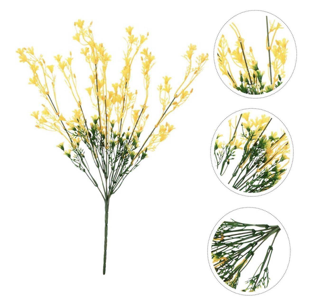 12 Pcs Bouquets for Wedding Artificial Marigold Fake Flowers Props (T-27)