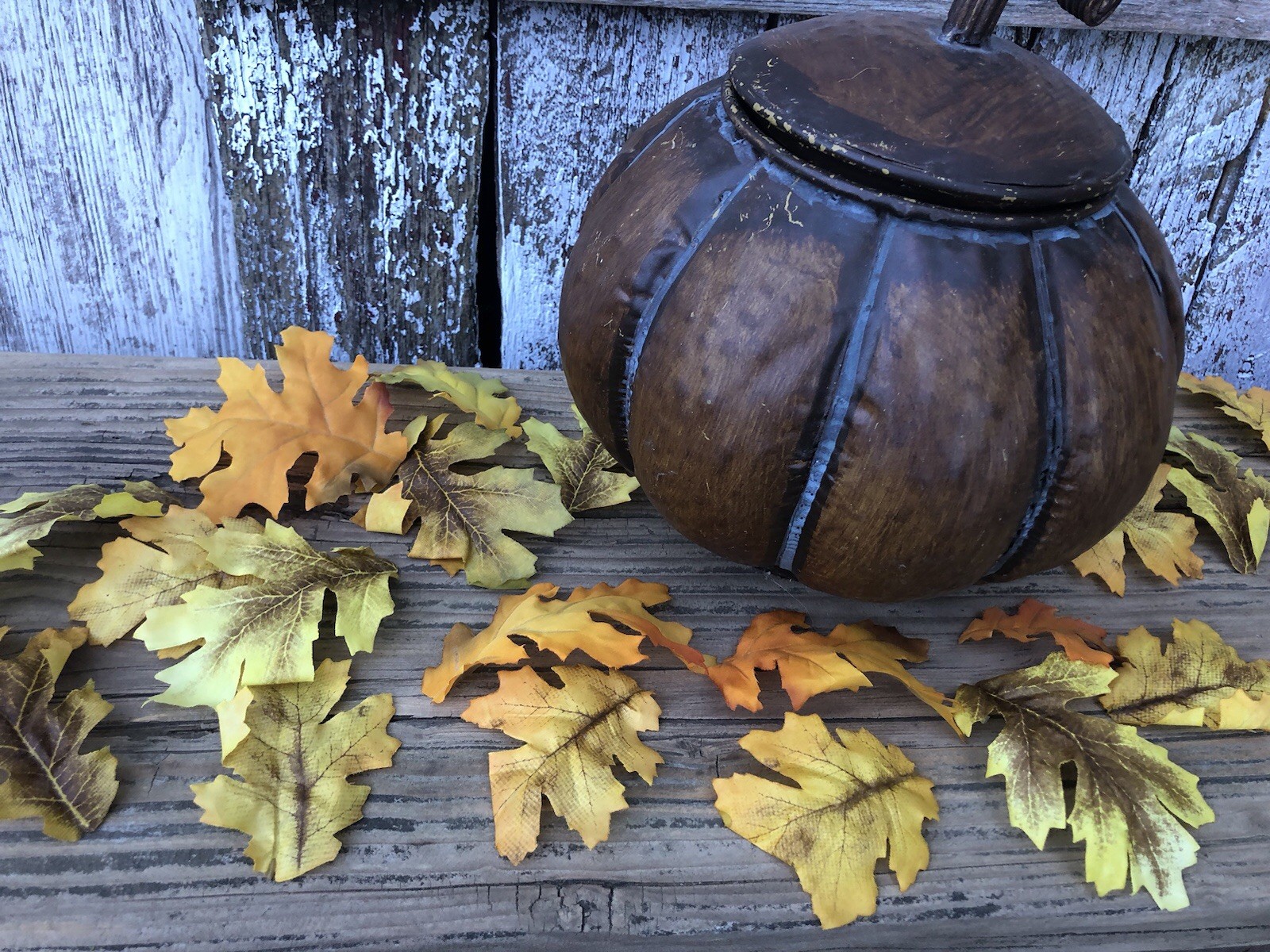 36 Sunny Ridge Oak Fall Leaves Autumn Artificial LOOSE in A BAG Wedding Decor