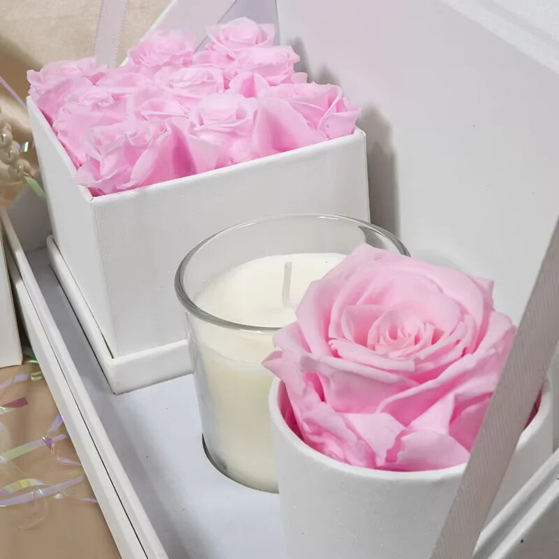 Wholesale Rose Scented Candle Sets for Festive Home Decor