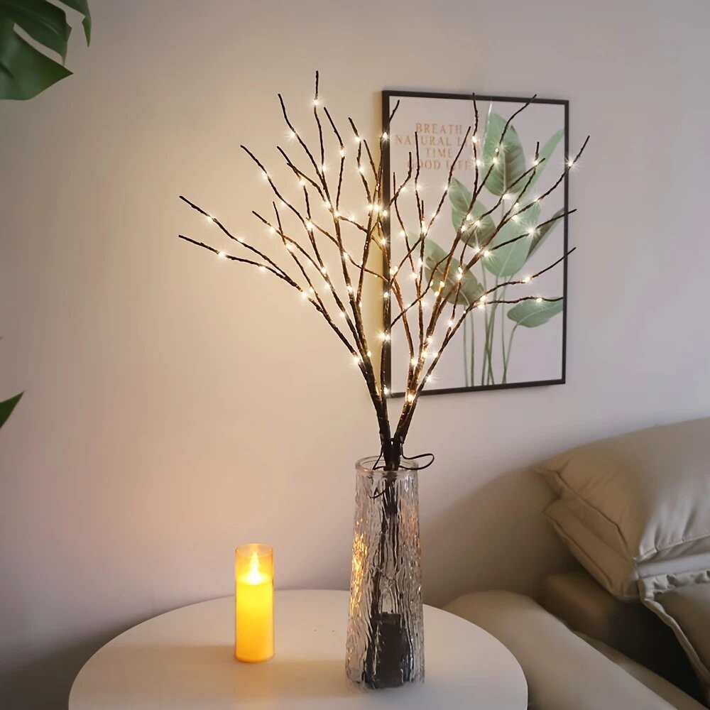 LED Lighted Artificial Decorative Branches (2 pieces)