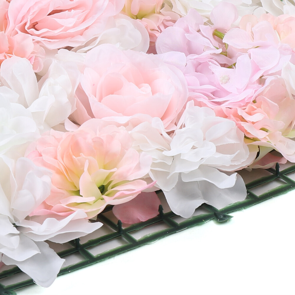 60x40cm Silk Rose Artificial Flower Wall Panel Wedding Party Backdrop Decoration