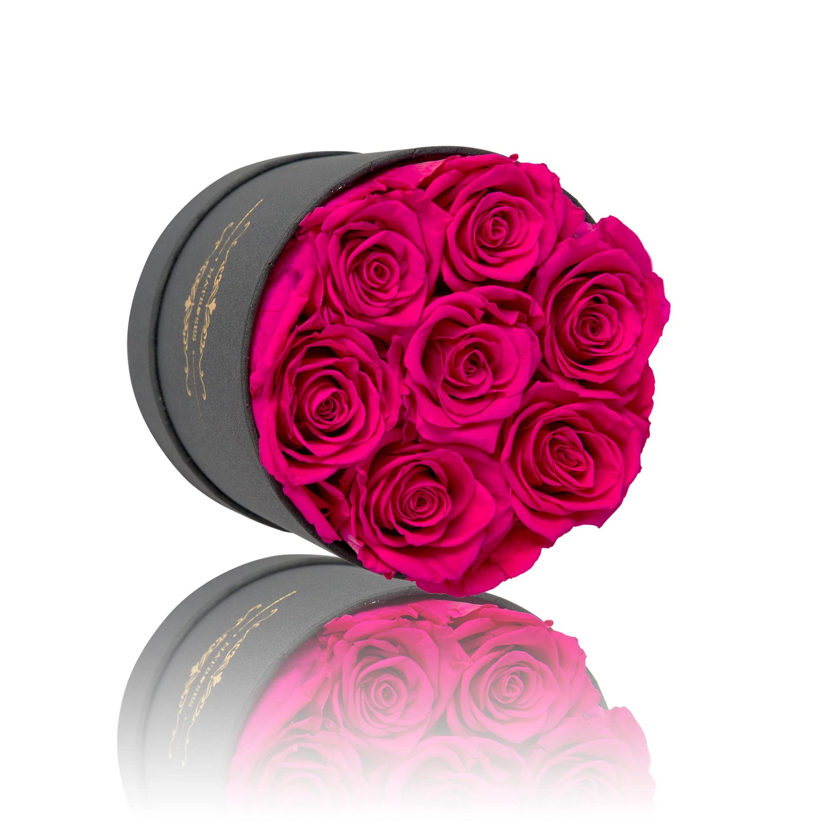 7 Piece Preserved Roses in a , Preserved Flowers for , Flower Gifts for Mothe…