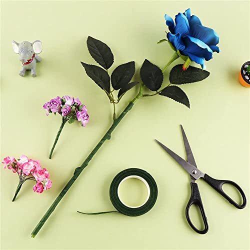 1/2″ Wide Floral Tapes for Bouquet Stem Wrapping and Floral Crafts Dark Green