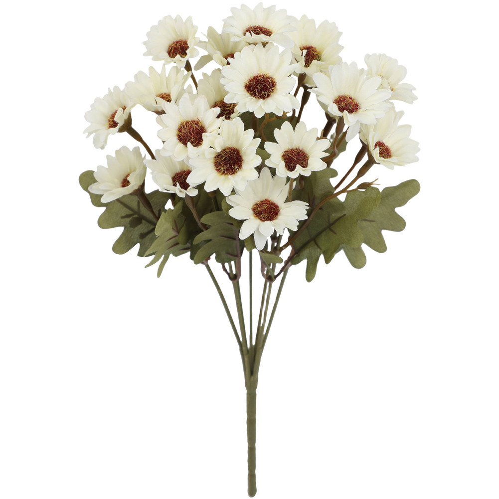 Lifelike Chamomile Flower Bouquet for Living Room Bedroom Office Decor