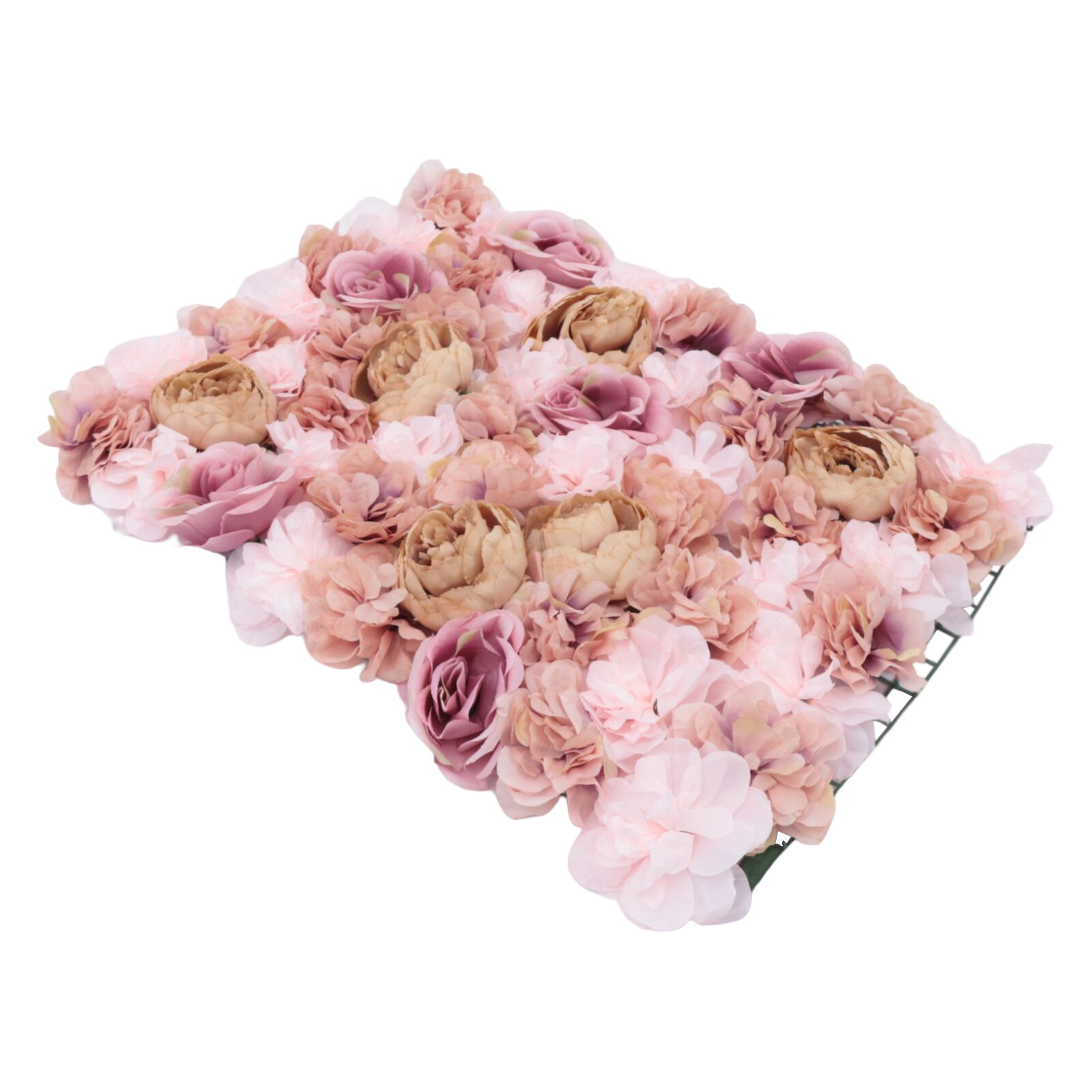 6PCS Artificial Rose Hydrangea Flower Wall Panels Wedding Bouquet Display New